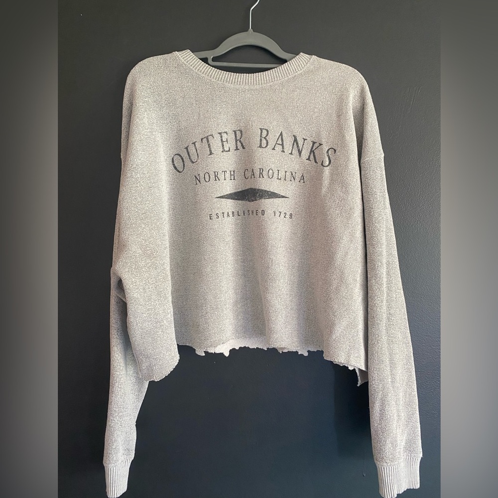 Outer Banks Crewneck Sweater - Gray